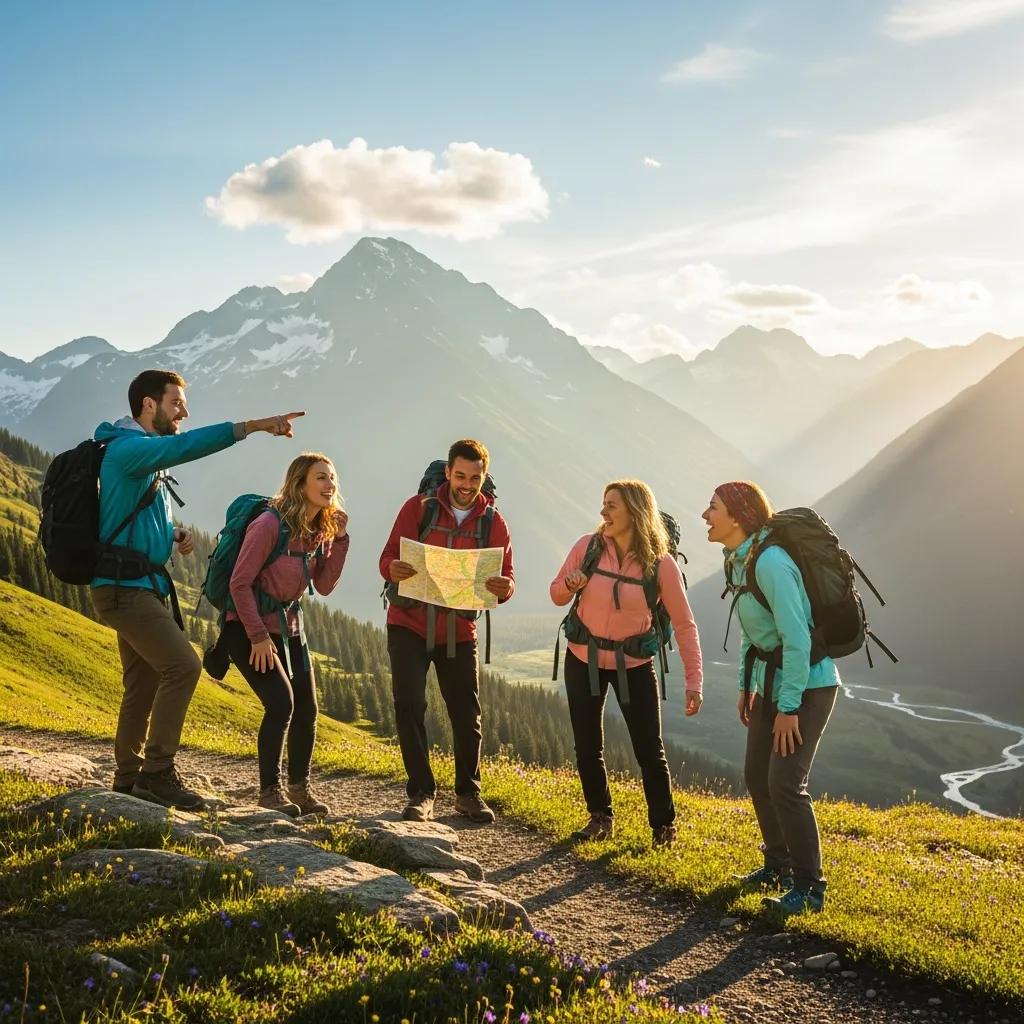 Group enjoying an outdoor adventure, showing the joy of experience-based gifts