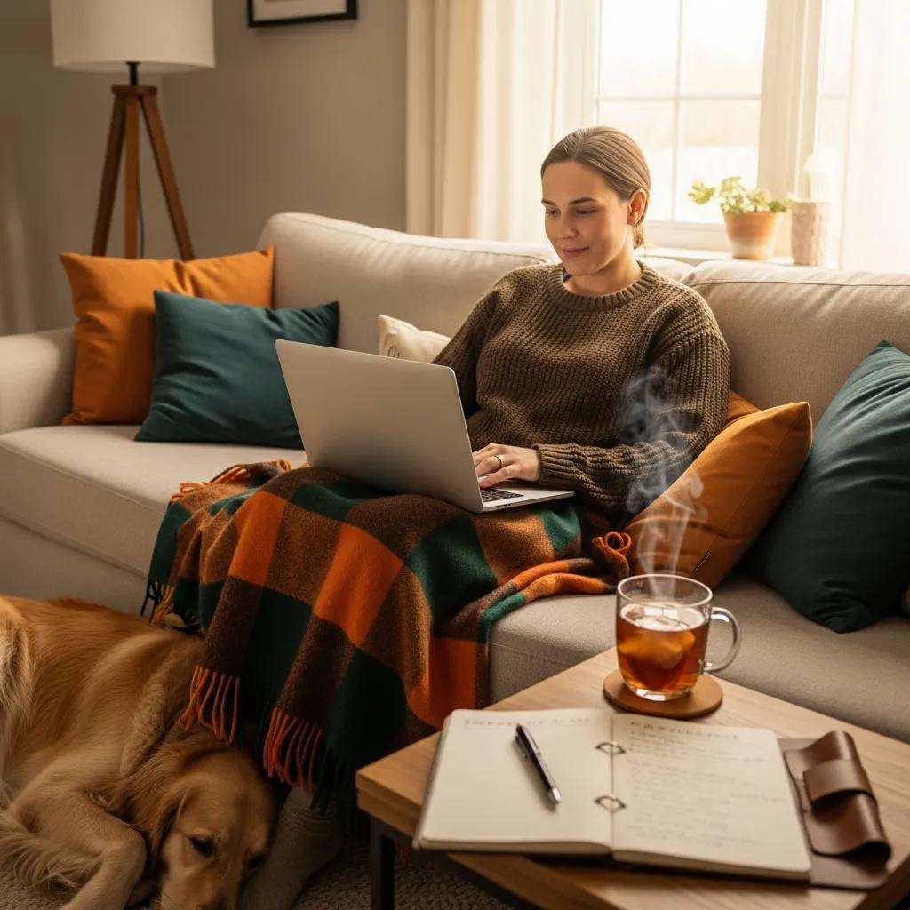 Person comparing mortgage options on a laptop at home