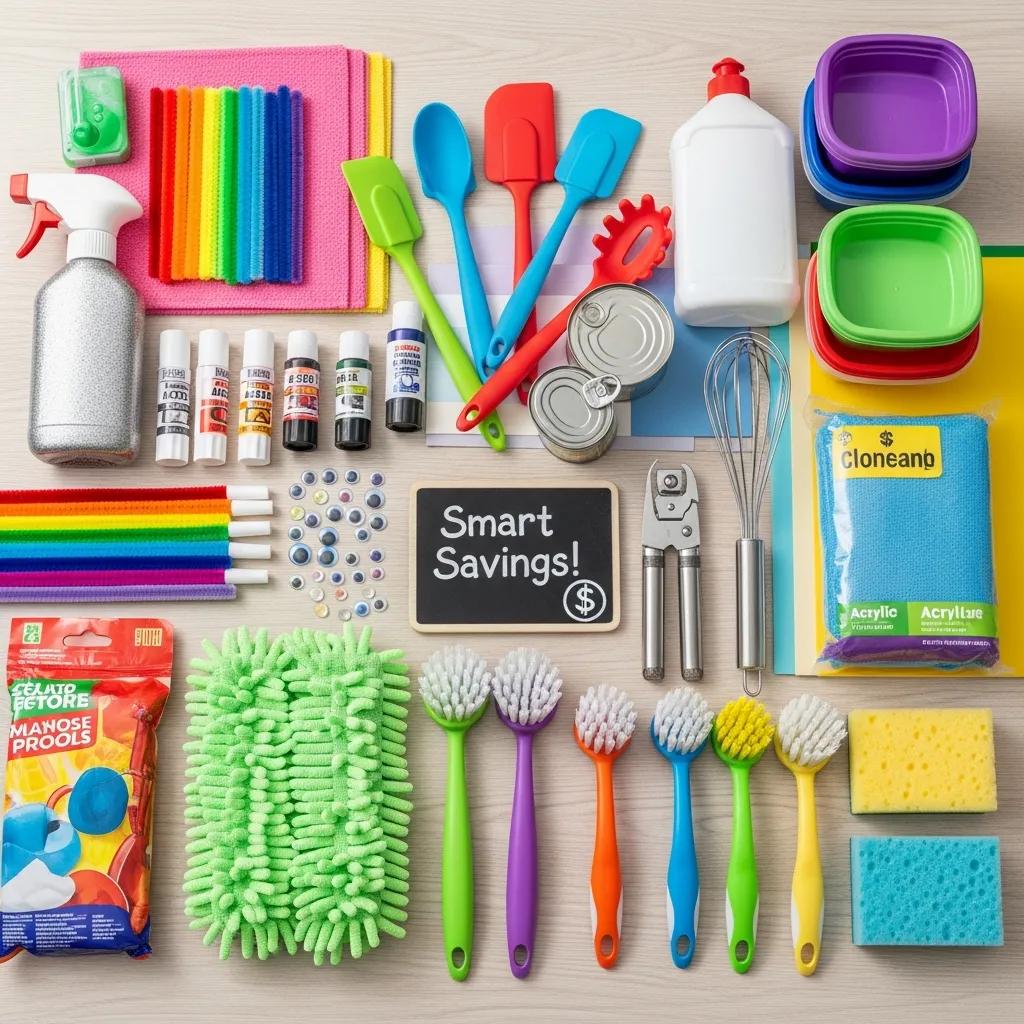 Selection of best dollar store items for maximizing savings