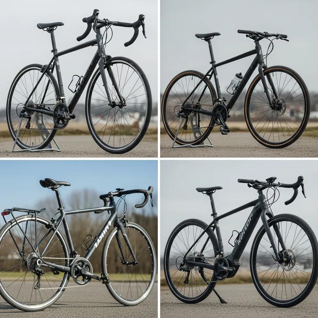 A lineup of road, mountain, and e-bikes showing the variety and price differences